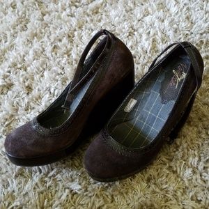 Ankle strapped wedges